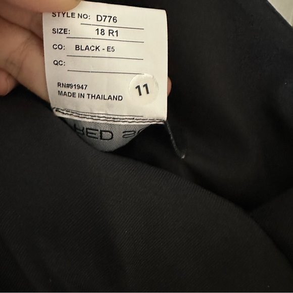 ALFRED SUNG Black Spaghetti Strap Dress size 18 R1 - Picture 9 of 9